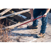 Crowbar | with forged tip and straight cutter | length: 1,80 m